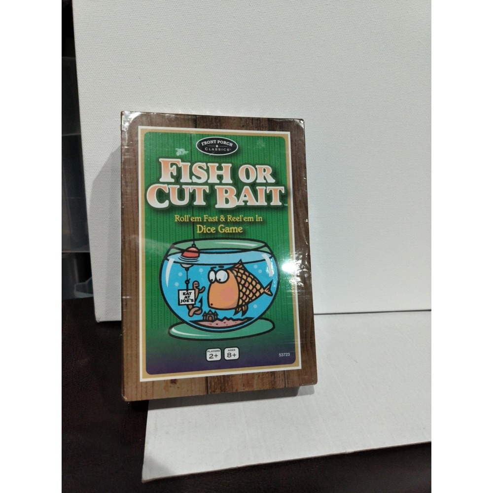 Fish Or Cut Bait Dice Game Front Porch Classics Game Night - NEW SEALED